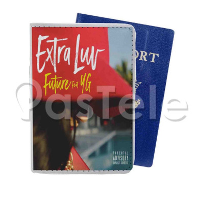 Future Feat YG Extra Luv Custom PU Leather Passport Travel Baggage Tag Cover