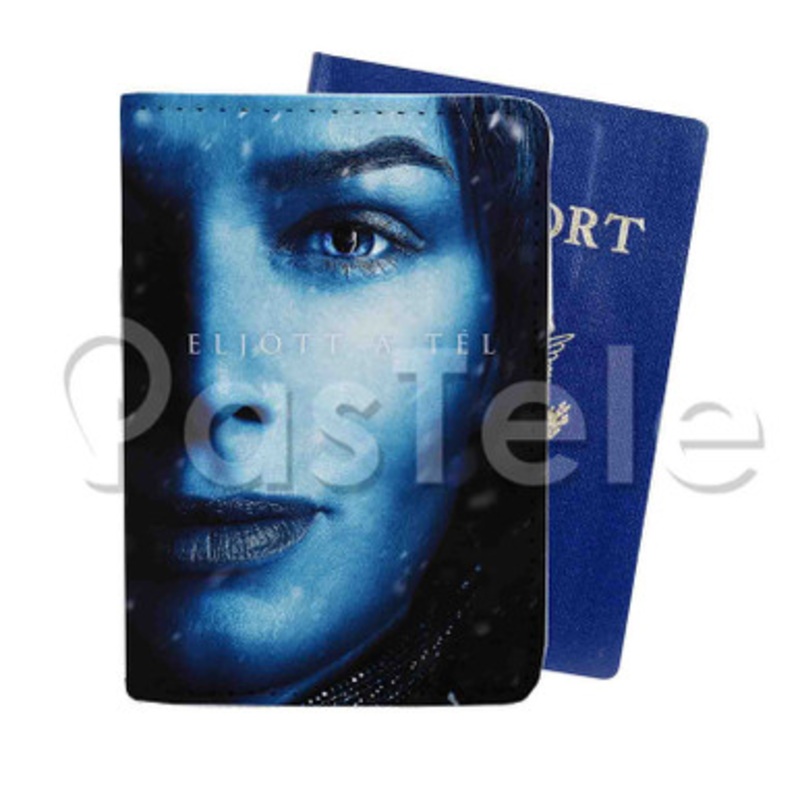 Game of Thron Winter is Here Custom PU Leather Passport Travel Baggage Tag Cover