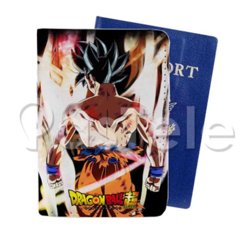 Goku Dragon Ball Super Ultra Custom PU Leather Passport Travel Baggage Tag Cover