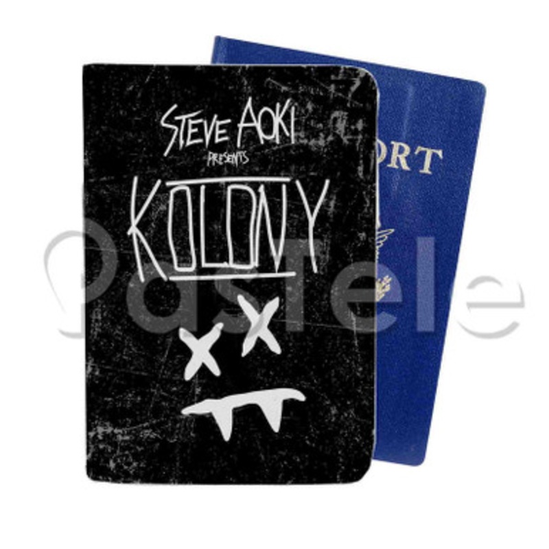 If I Told You That I Loved You Steve Aoki Feat Wale Custom PU Leather Passport Travel Baggage Tag Cover