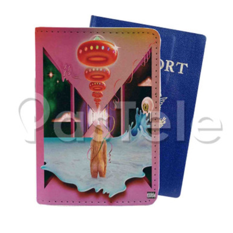 Ke ha Hymn Custom PU Leather Passport Travel Baggage Tag Cover
