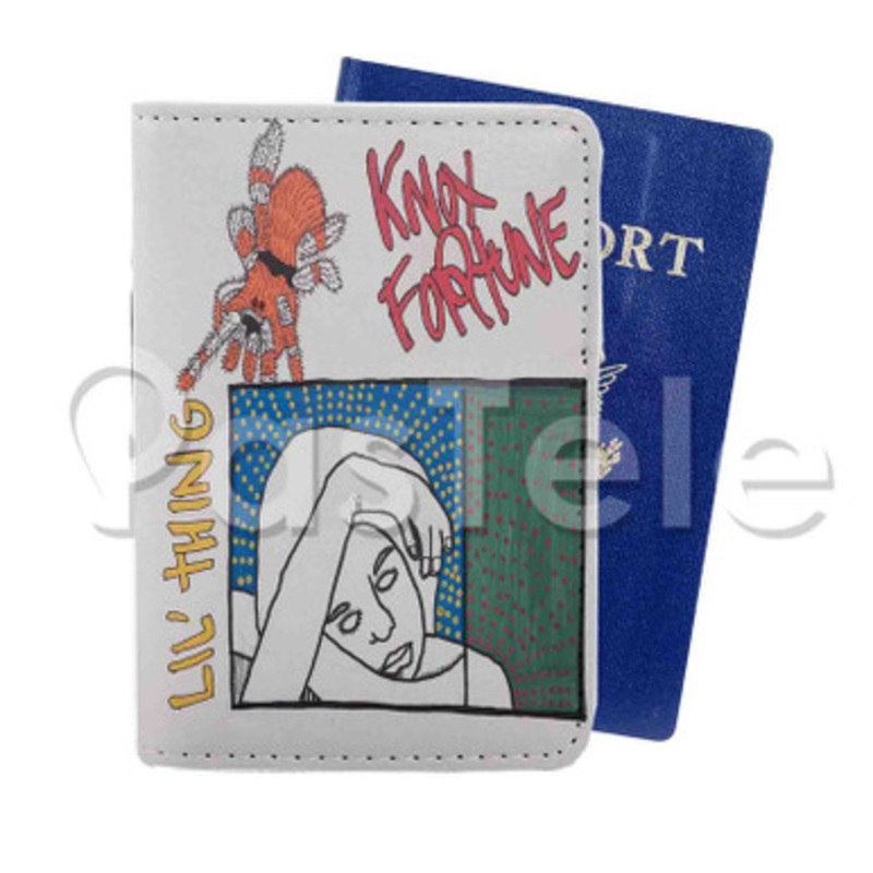 Lil Thing Knox Fortune Custom PU Leather Passport Travel Baggage Tag Cover