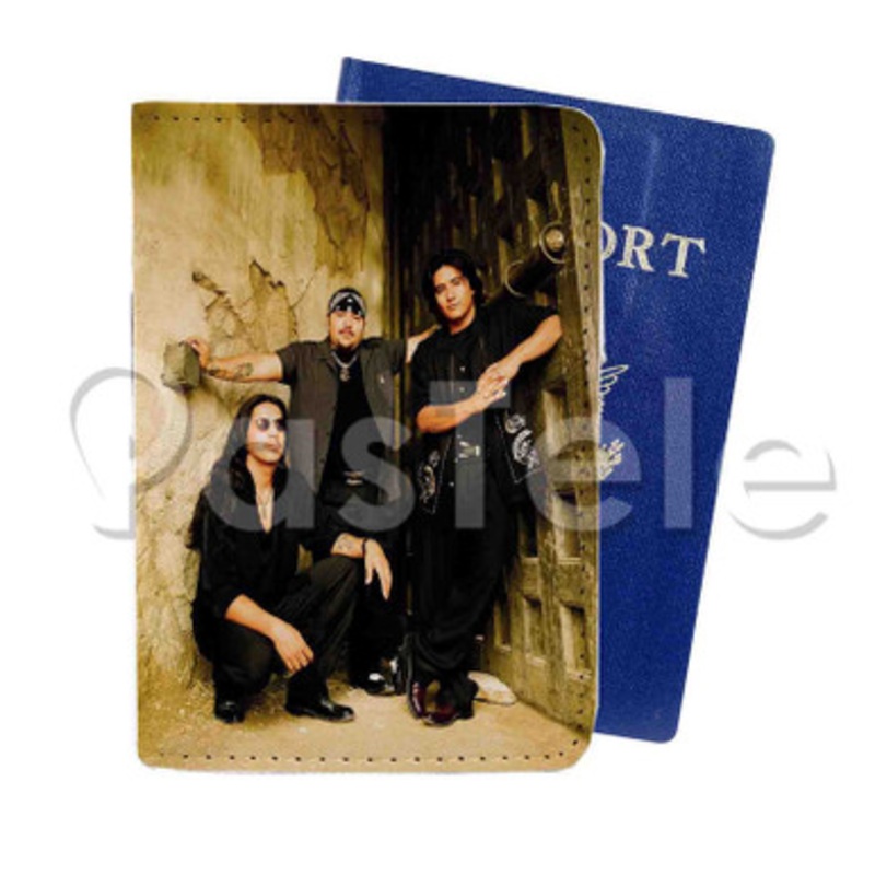 Los Lonely Boys Custom PU Leather Passport Travel Baggage Tag Cover