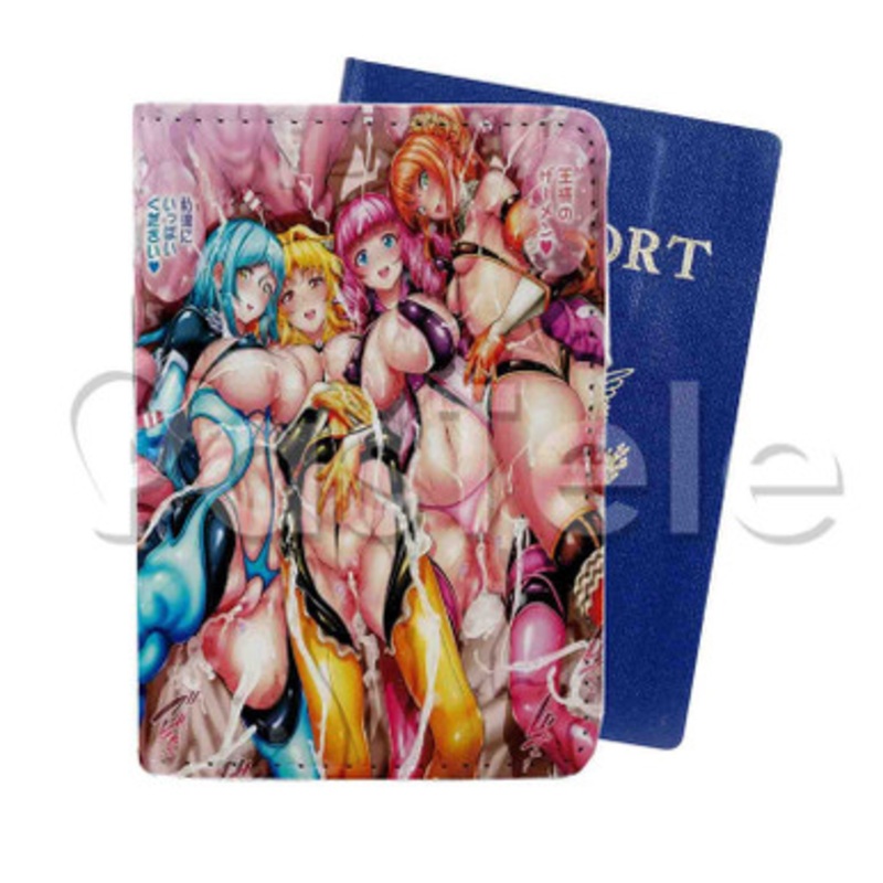 Majuu Jouka Shoujo Utea Custom PU Leather Passport Travel Baggage Tag Cover