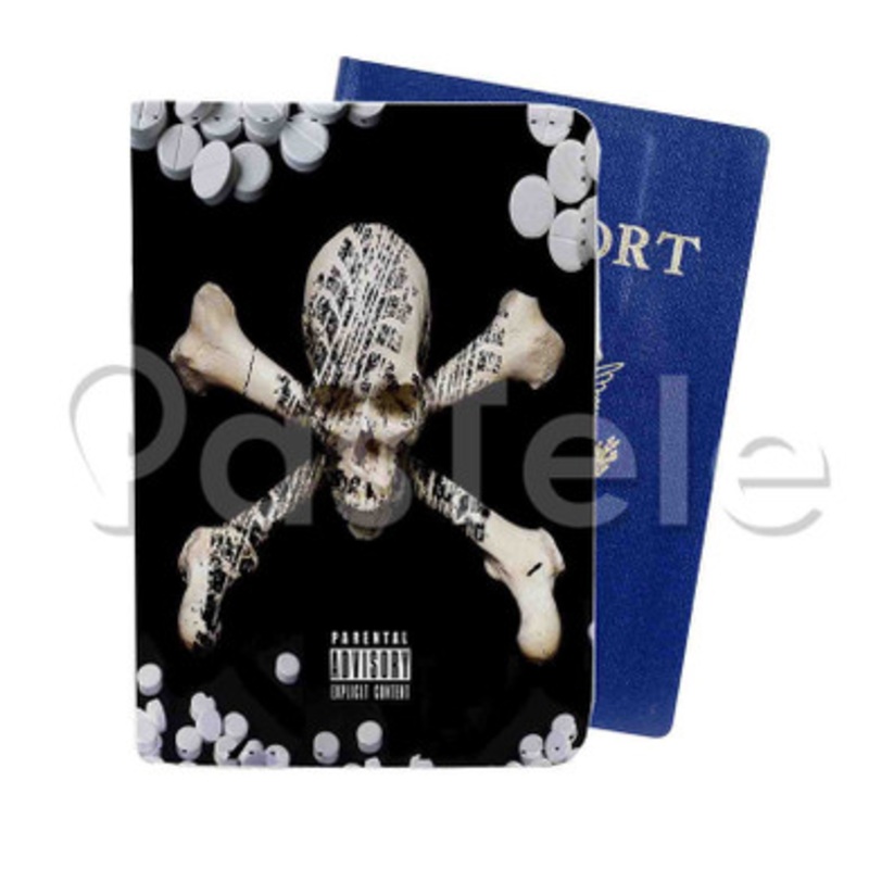 Pills And Automobiles Chris Brown Feat Kodak Black Yo Gotti A Custom PU Leather Passport Travel Baggage Tag Cover