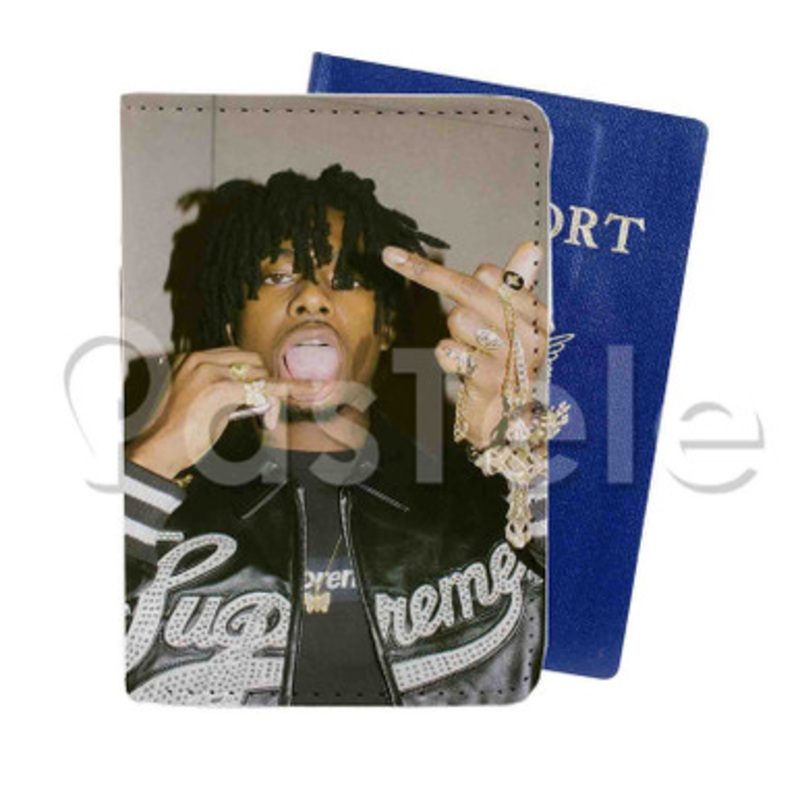 Playboi Carti Custom PU Leather Passport Travel Baggage Tag Cover