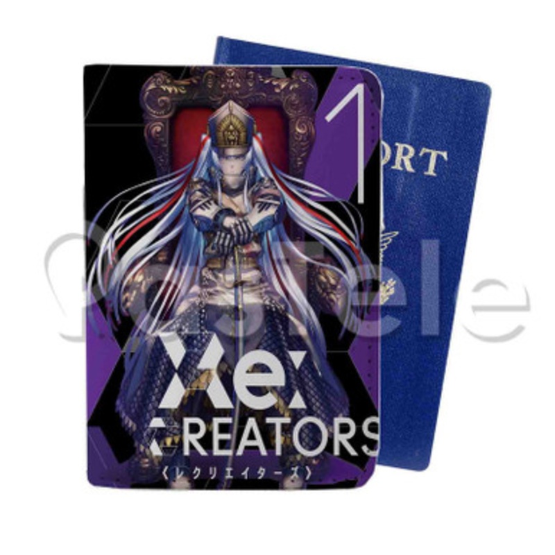 Re Creators Custom PU Leather Passport Travel Baggage Tag Cover