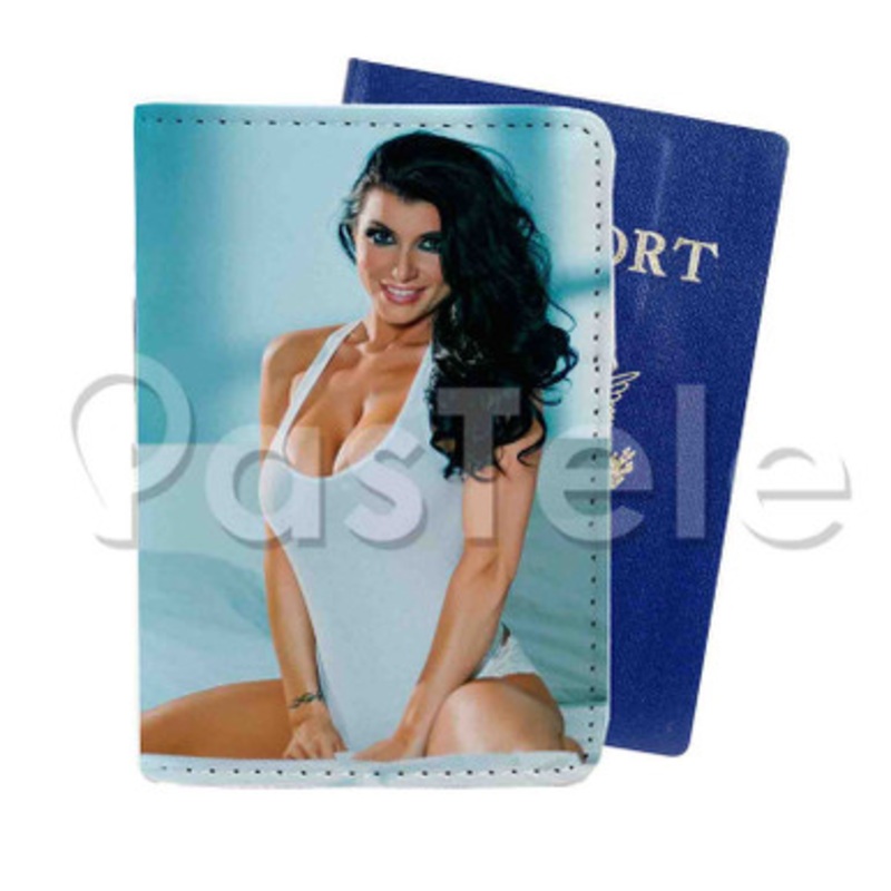 Romi Rain Custom PU Leather Passport Travel Baggage Tag Cover
