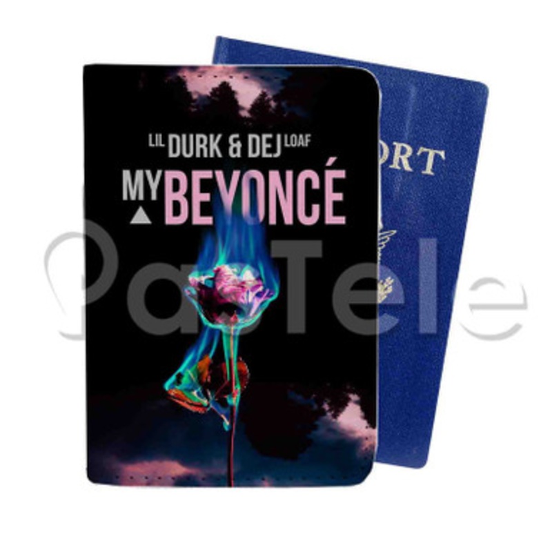 The One Lil Durk Feat De J Loaf Custom PU Leather Passport Travel Baggage Tag Cover