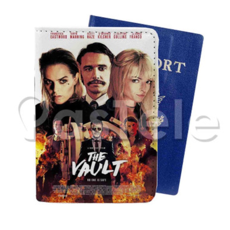 The Vault Custom PU Leather Passport Travel Baggage Tag Cover