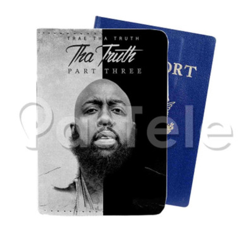 Trae Tha Truth Take Me Back Custom PU Leather Passport Travel Baggage Tag Cover