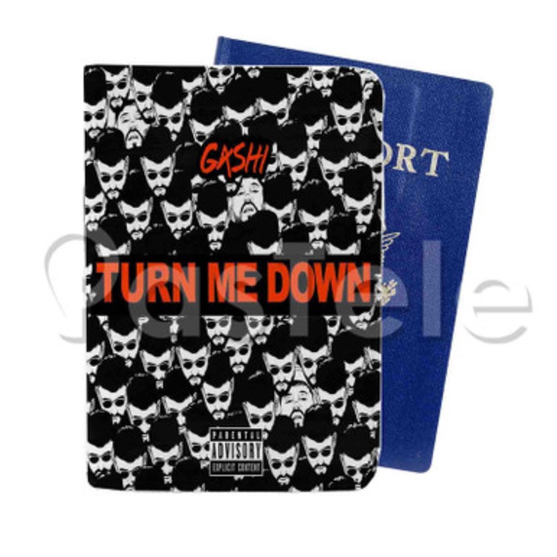 Turn Me Down G4 SHI Custom PU Leather Passport Travel Baggage Tag Cover