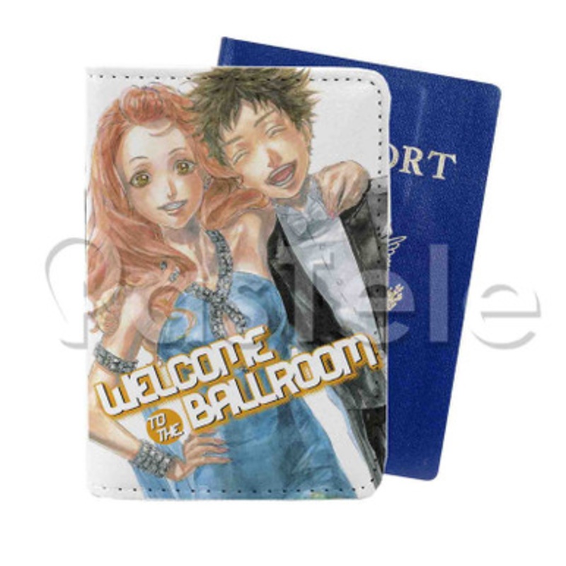 Welcome to the Ballroom Anime Custom PU Leather Passport Travel Baggage Tag Cover