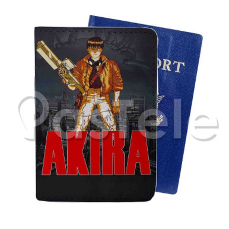Akira Custom PU Leather Passport Travel Baggage Tag Cover