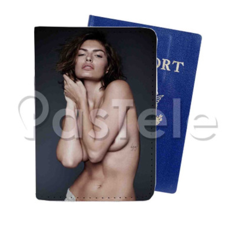 Alyssa Miller Custom PU Leather Passport Travel Baggage Tag Cover