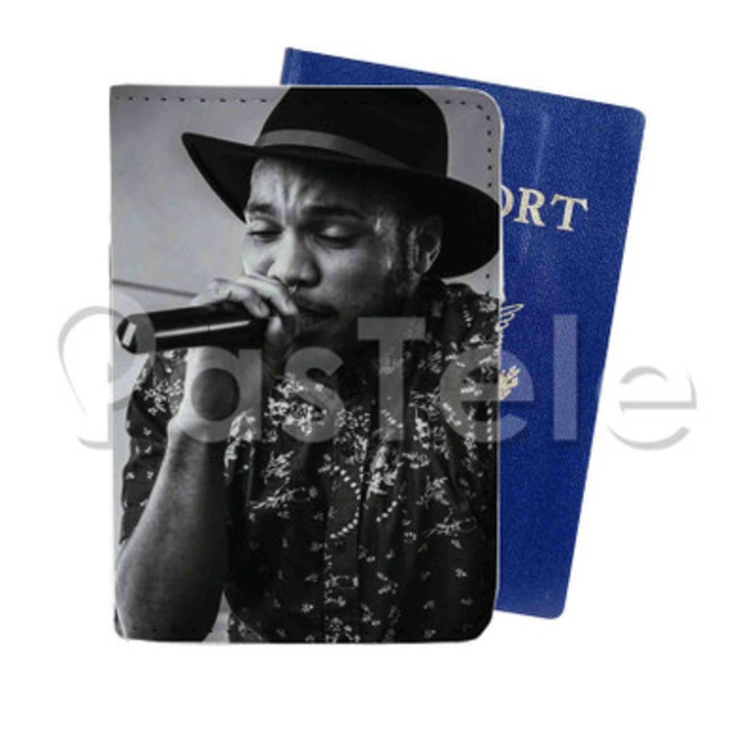 Anderson Paak Custom PU Leather Passport Travel Baggage Tag Cover