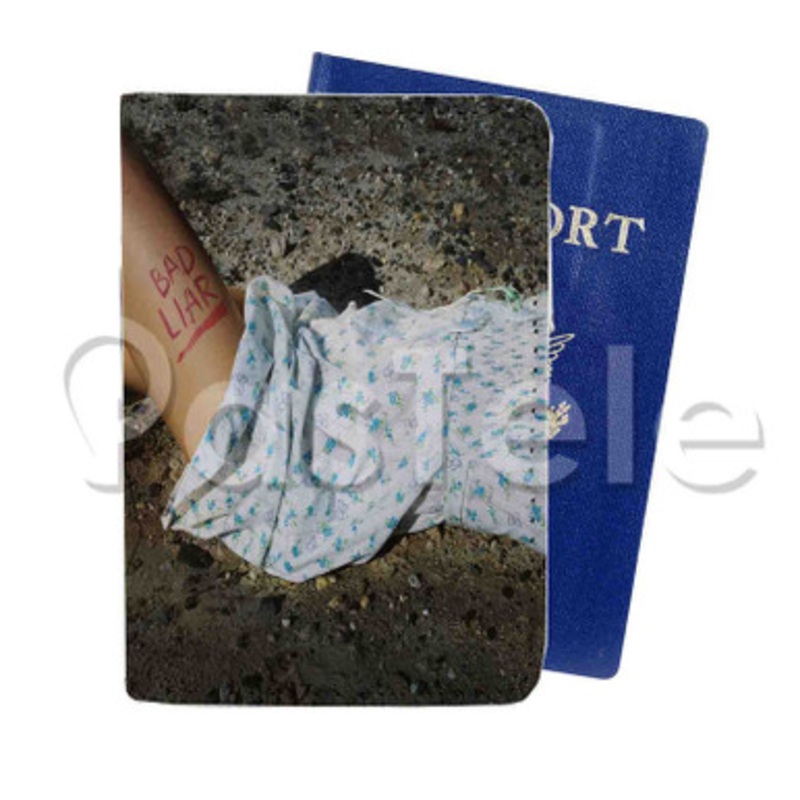 Bad Liar Selena Gomez Custom PU Leather Passport Travel Baggage Tag Cover
