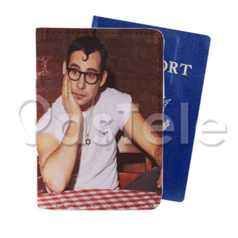 Bleachers and Mister Wives Custom PU Leather Passport Travel Baggage Tag Cover