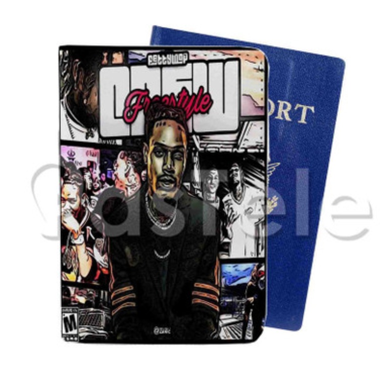 Crew Freestyle Fetty Wap Custom PU Leather Passport Travel Baggage Tag Cover