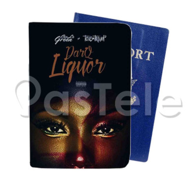 Dark Liquor Cee Lo Green Feat Tone Trump Custom PU Leather Passport Travel Baggage Tag Cover