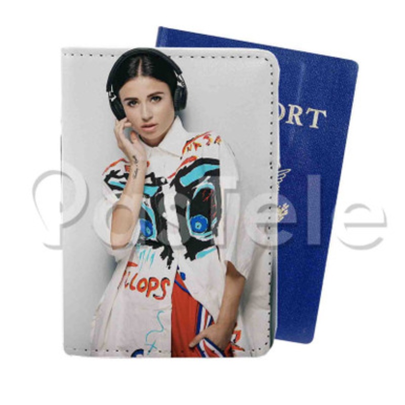DJ Juicy M Custom PU Leather Passport Travel Baggage Tag Cover