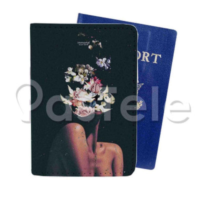Elley Duhe Immortal Custom PU Leather Passport Travel Baggage Tag Cover