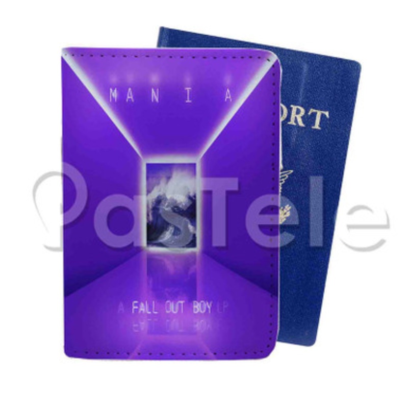 Fall Out Boy Mania Custom PU Leather Passport Travel Baggage Tag Cover