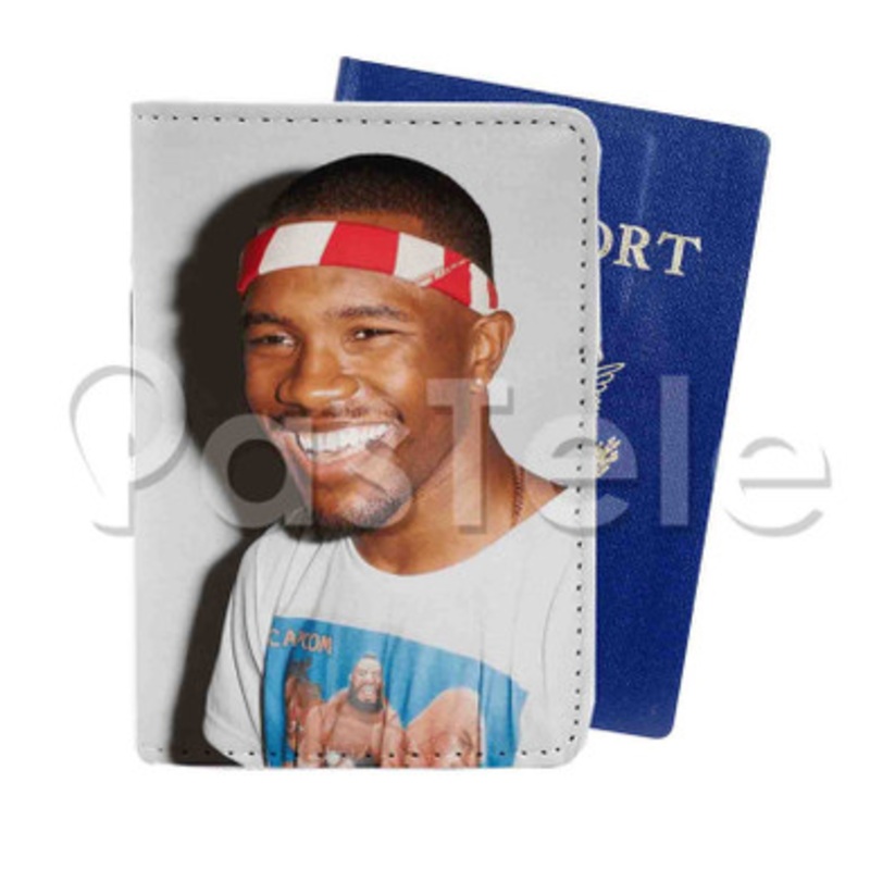 Frank Ocean Custom PU Leather Passport Travel Baggage Tag Cover