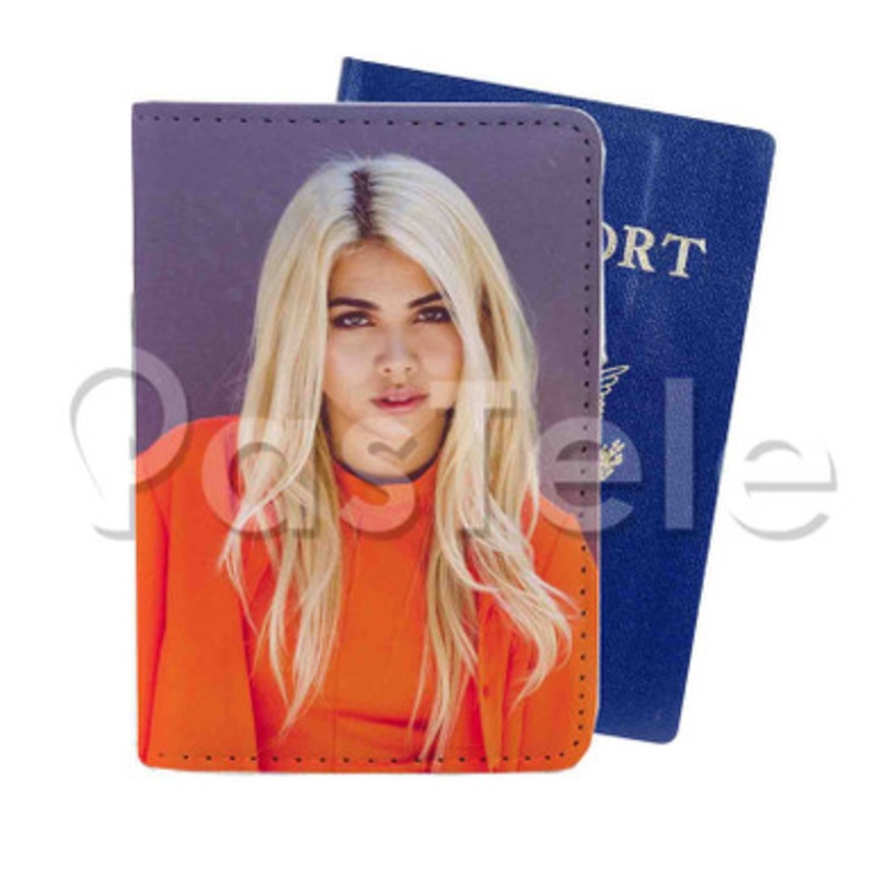 Hayley Kiyoko Custom PU Leather Passport Travel Baggage Tag Cover