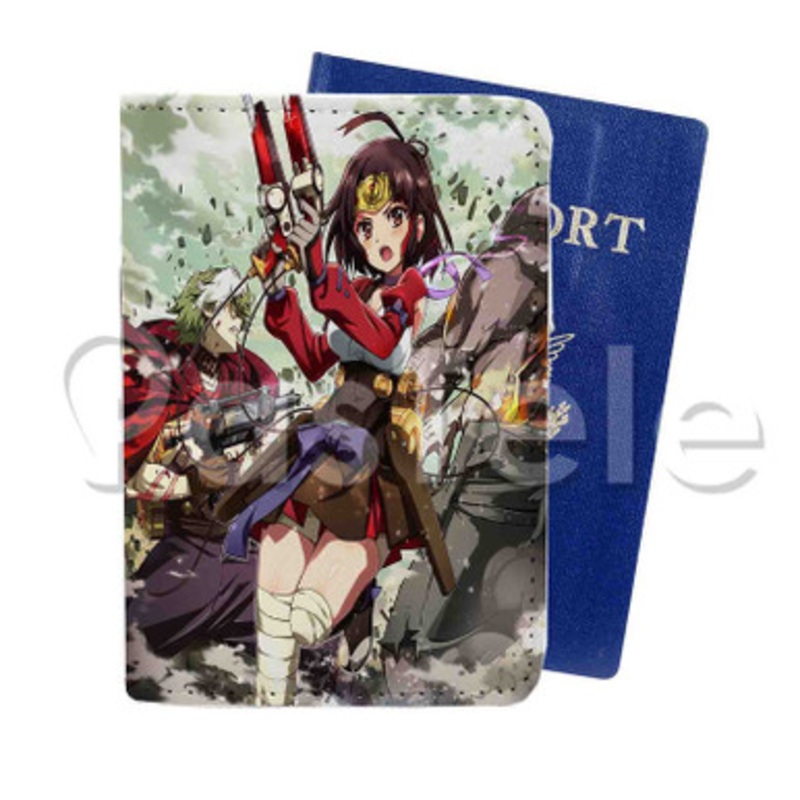 Ikoma Kabaneri of the Iron Fortress Custom PU Leather Passport Travel Baggage Tag Cover