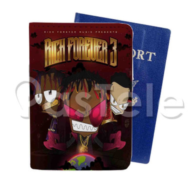 Jay Critch Rich The Kid Talk About Custom PU Leather Passport Travel Baggage Tag Cover