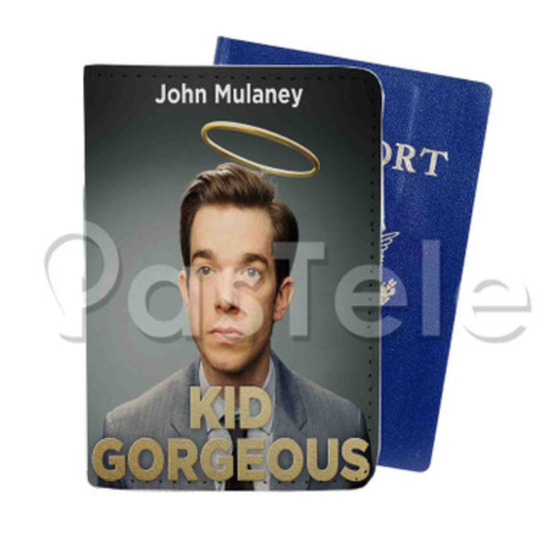 John Mulaney Kid Gorgeous Custom PU Leather Passport Travel Baggage Tag Cover