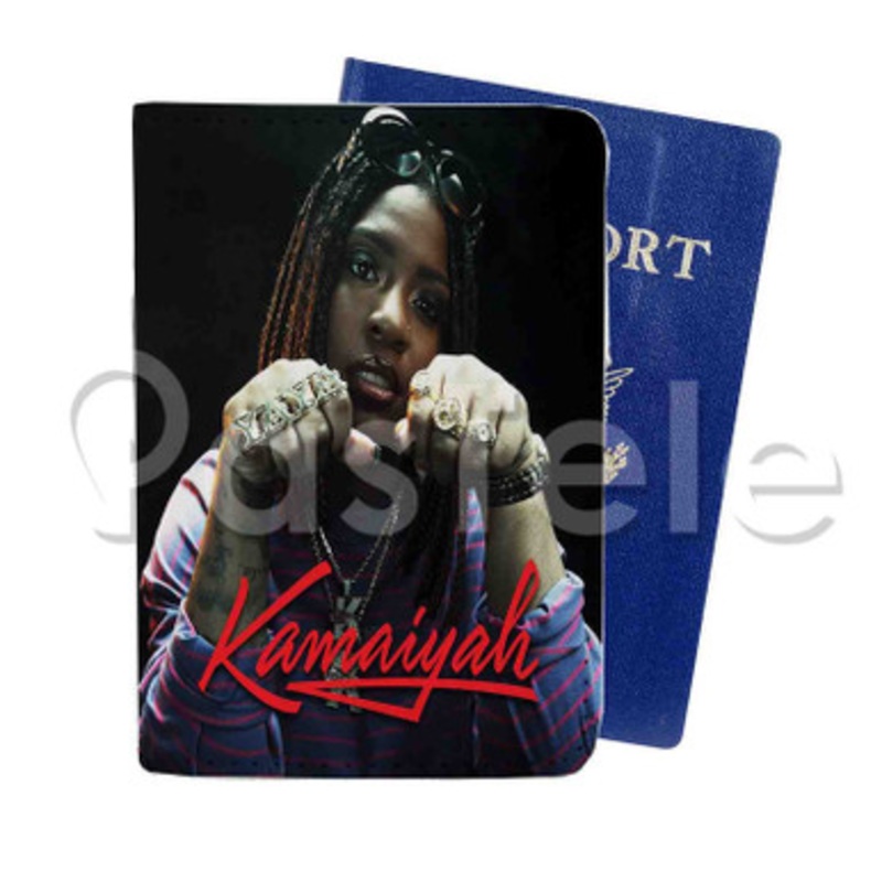 Kamaiyah Custom PU Leather Passport Travel Baggage Tag Cover