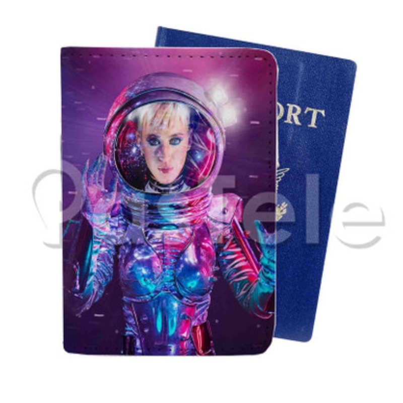 Katy Perry Custom PU Leather Passport Travel Baggage Tag Cover