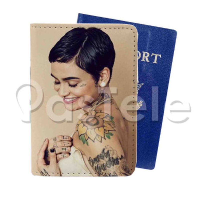 Kehlani Custom PU Leather Passport Travel Baggage Tag Cover