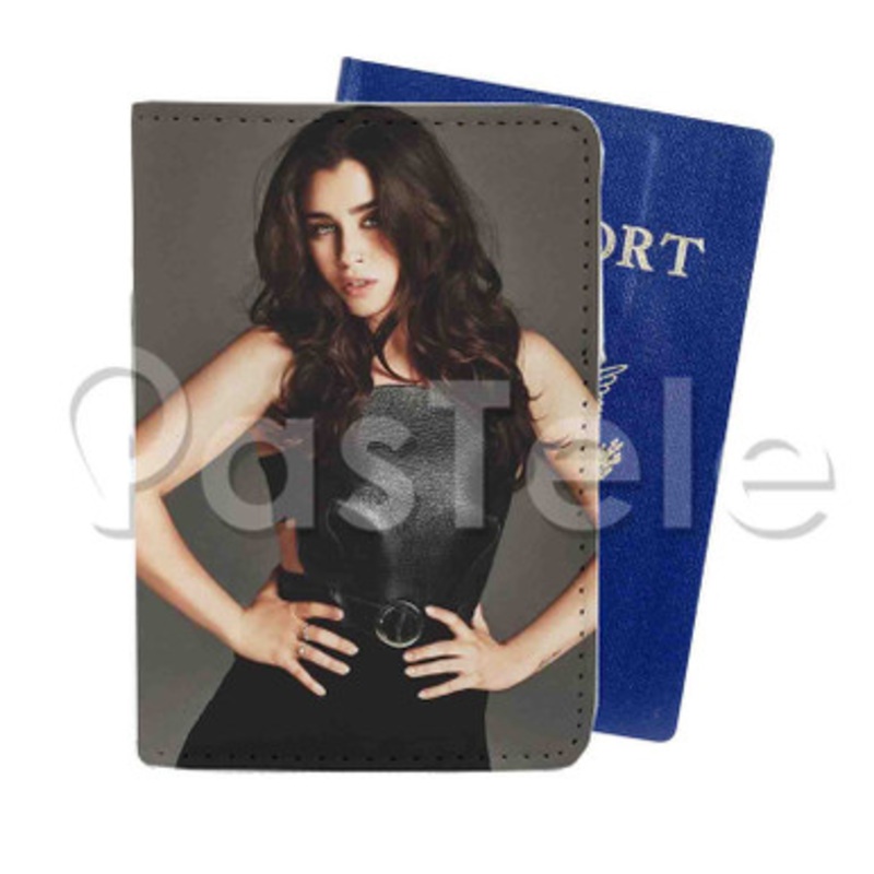 Lauren Jauregui Custom PU Leather Passport Travel Baggage Tag Cover