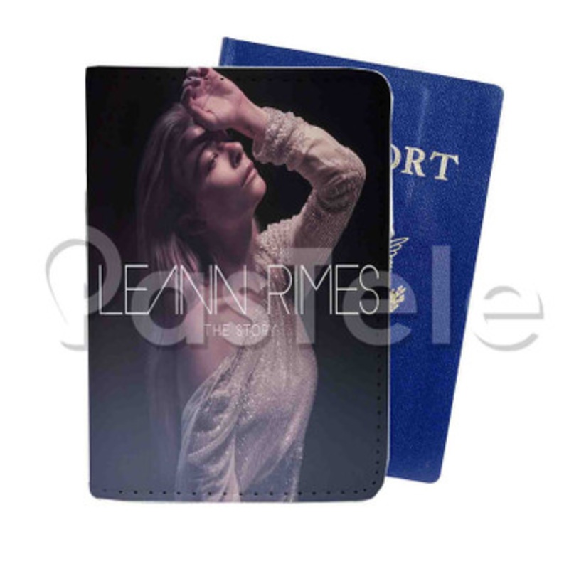 Le Ann Rimes The Story Custom PU Leather Passport Travel Baggage Tag Cover