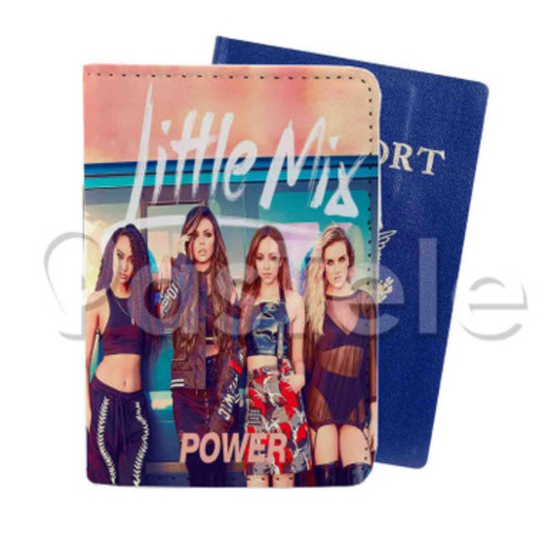 Little Mix Power Custom PU Leather Passport Travel Baggage Tag Cover