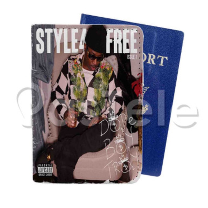 Magnolia Troy Ave Custom PU Leather Passport Travel Baggage Tag Cover