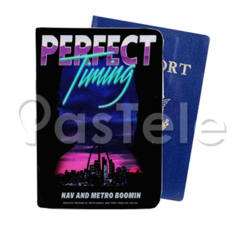 Minute Nav Feat Playboi Carti Offset Custom PU Leather Passport Travel Baggage Tag Cover
