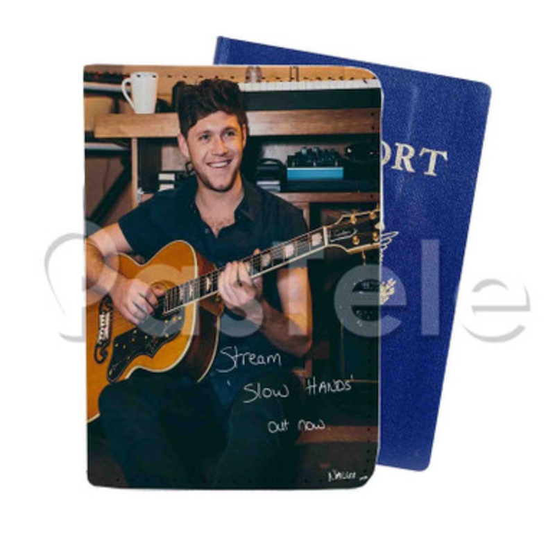 Niall Horan Custom PU Leather Passport Travel Baggage Tag Cover