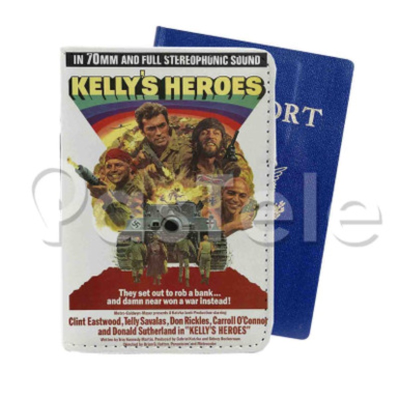 Oddball Kelly s Heroes Custom PU Leather Passport Travel Baggage Tag Cover
