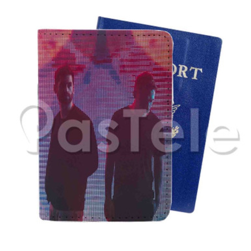 Odesza Custom PU Leather Passport Travel Baggage Tag Cover