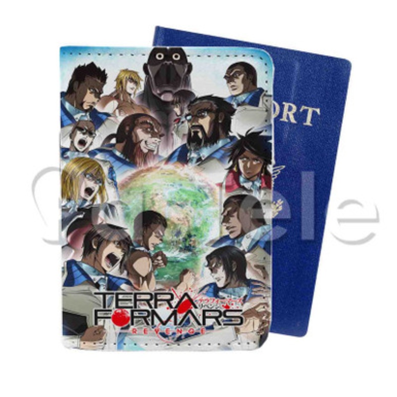 Terra Formars Custom PU Leather Passport Travel Baggage Tag Cover