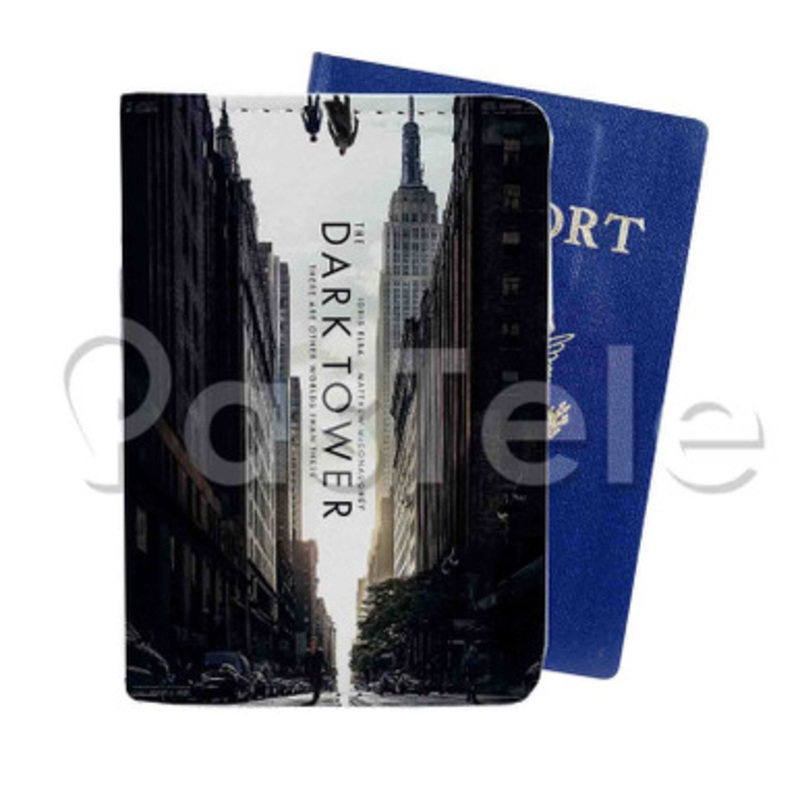 The Dark Tower Custom PU Leather Passport Travel Baggage Tag Cover