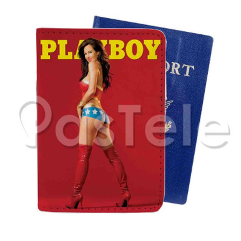 Tiffany Fallon Custom PU Leather Passport Travel Baggage Tag Cover