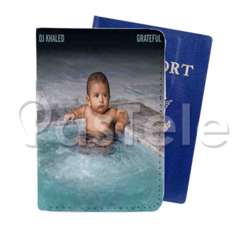 To The Max DJ Khaled Drake Custom PU Leather Passport Travel Baggage Tag Cover