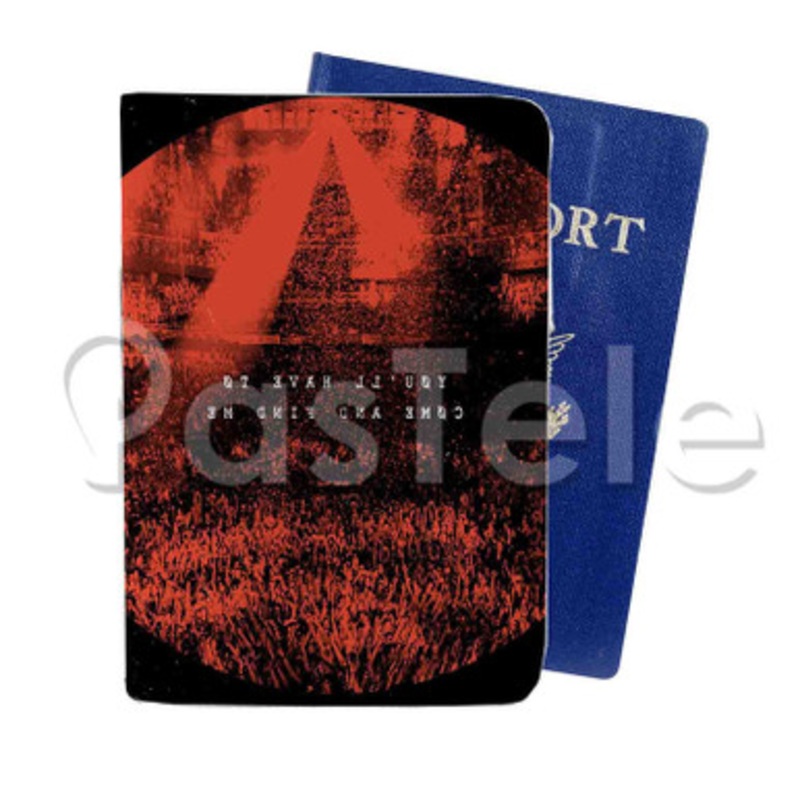 Twenty One Pilots Custom PU Leather Passport Travel Baggage Tag Cover