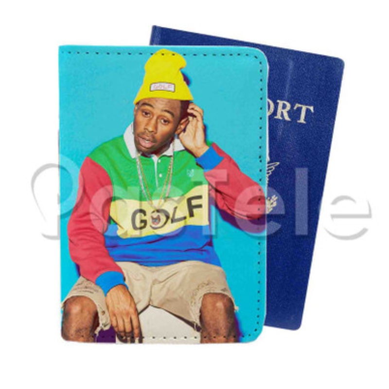 Tyler The Creator Custom PU Leather Passport Travel Baggage Tag Cover