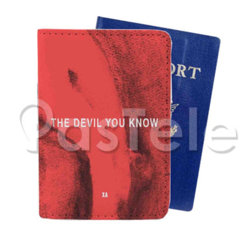 X Ambassadors The Devil You Know Custom PU Leather Passport Travel Baggage Tag Cover